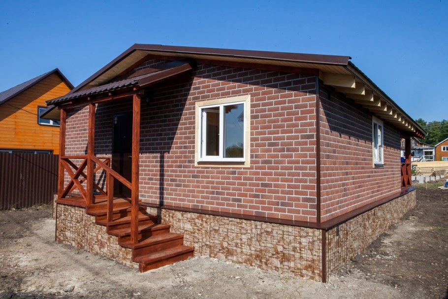 Фасадная плитка Hauberk баварский кирпич