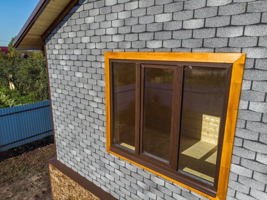 ТЕХНОНИКОЛЬ Hauberk фасадная плитка камень сланец