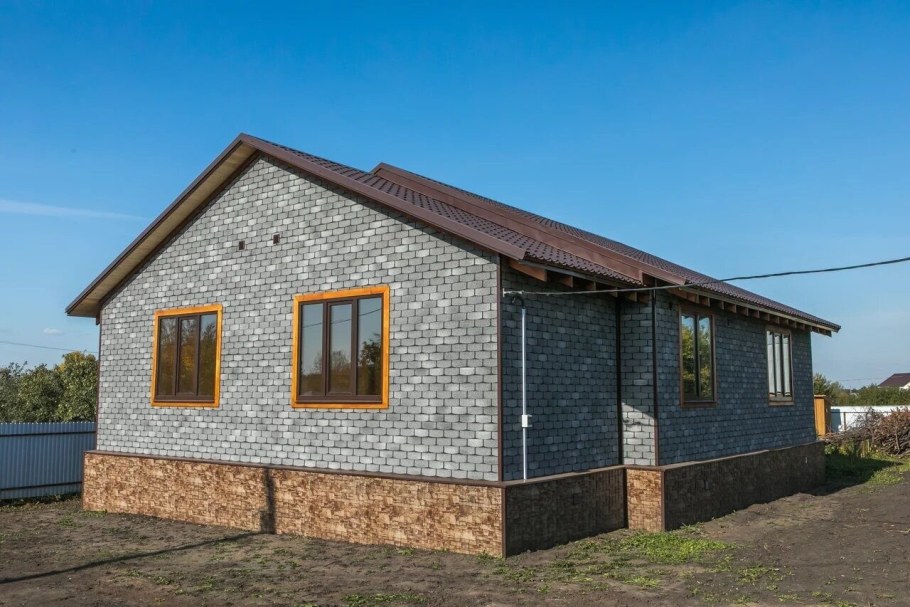 Фасад ТЕХНОНИКОЛЬ Hauberk сланец