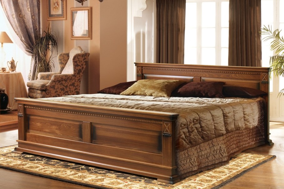 Кровать Верди 160 с высоким изножьем (п434.08м)