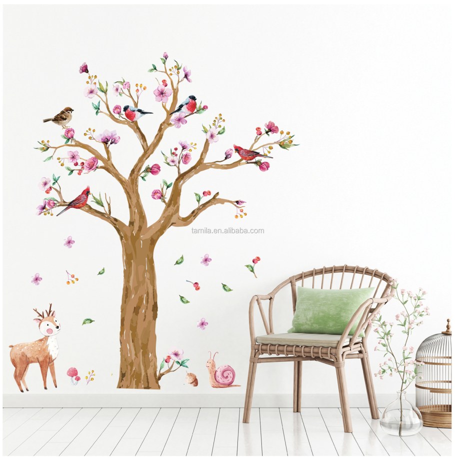 Интерьерная наклейка дерево