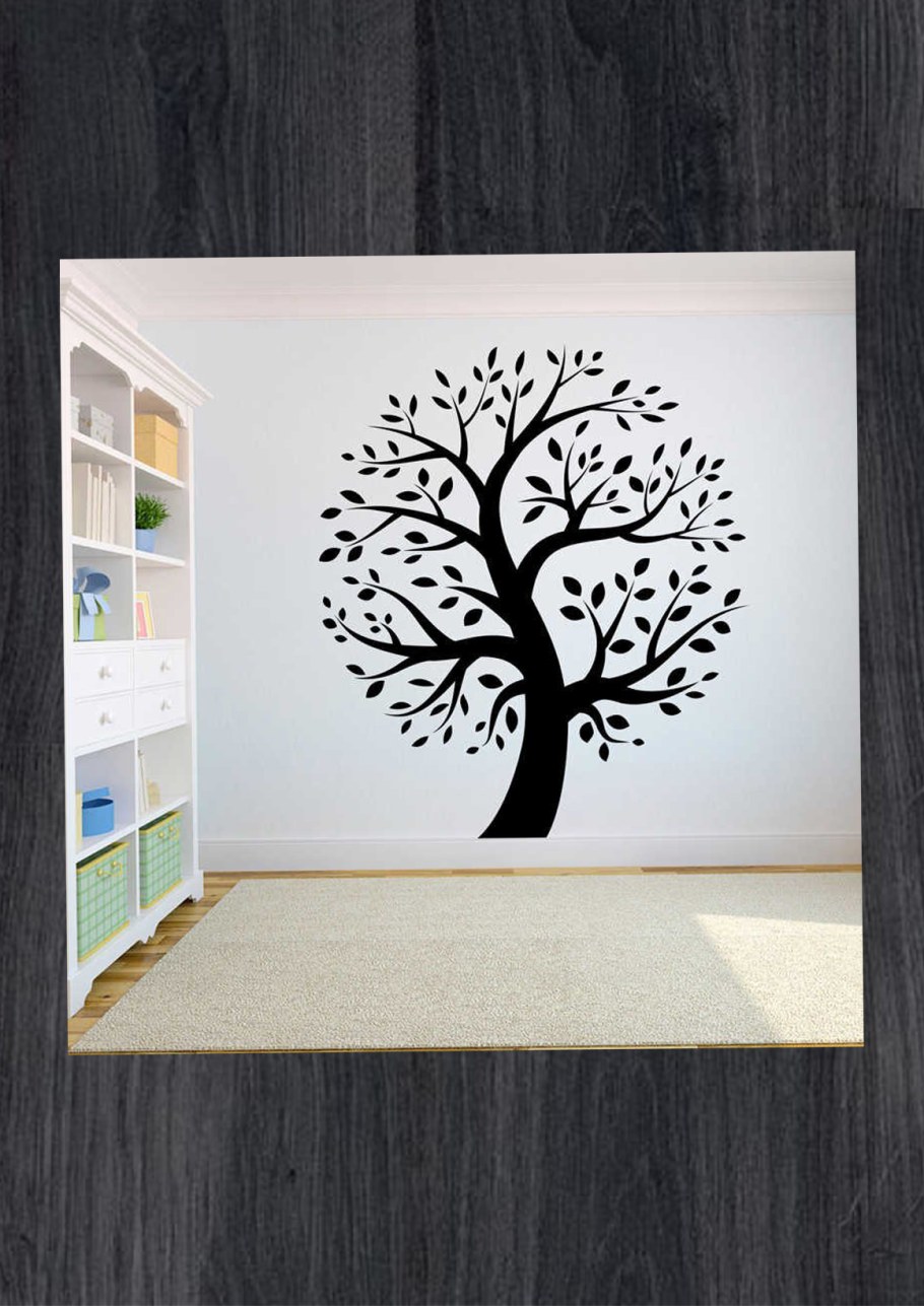 Виниловые наклейки на стену дерево