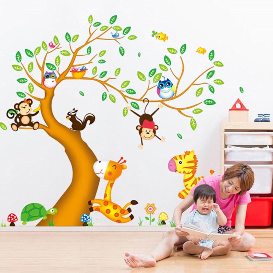 Наклейки интерьерные детские