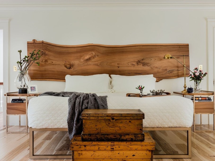 Изголовье кровати из слэба