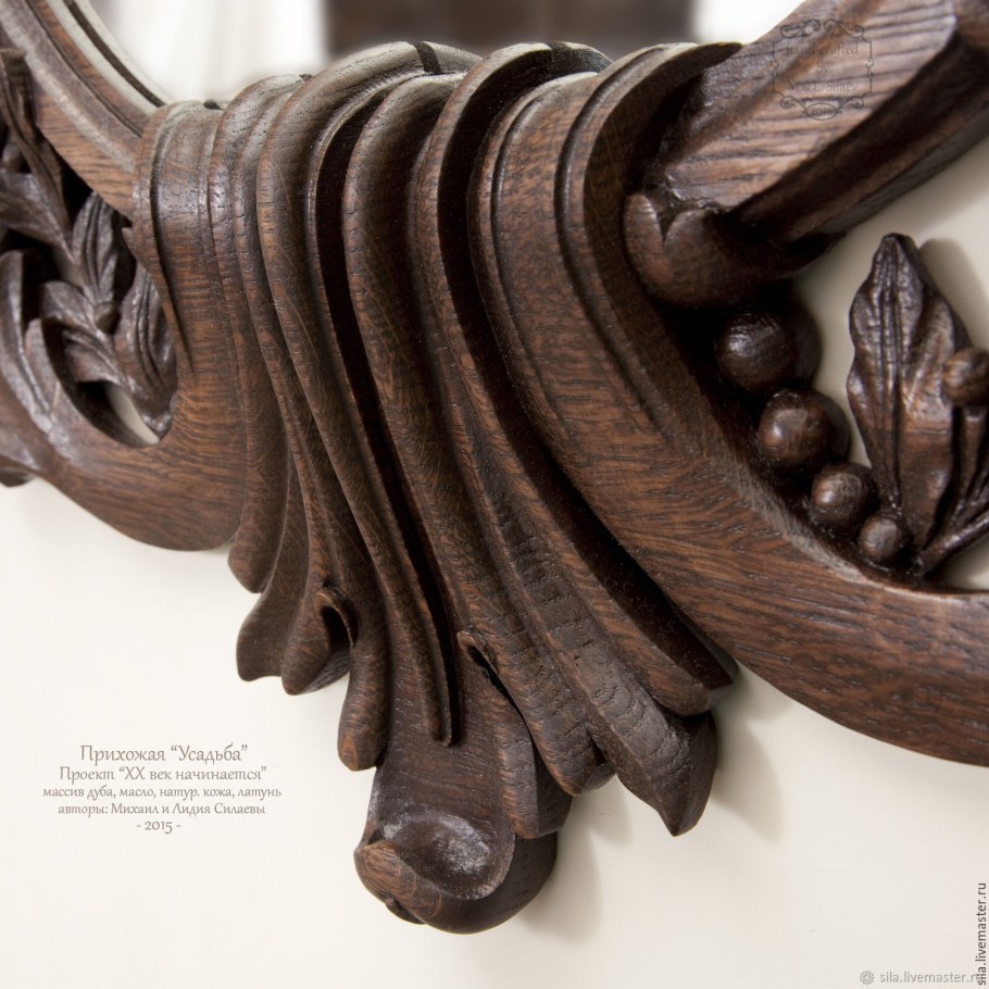 Резная мебель из дуба