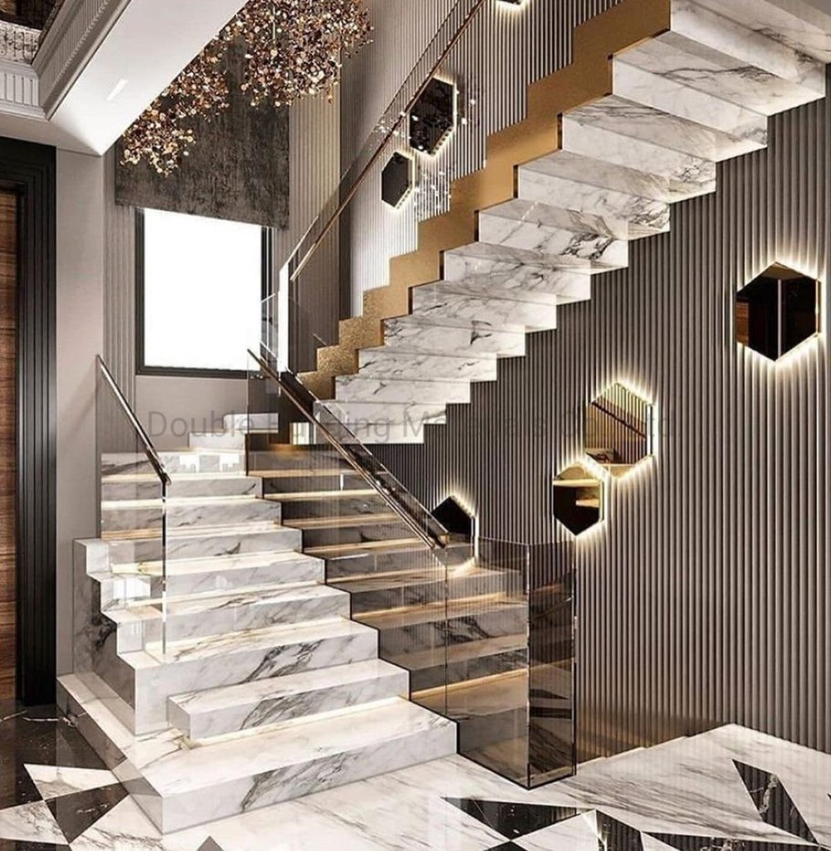 Декоративная лестница в интерьере