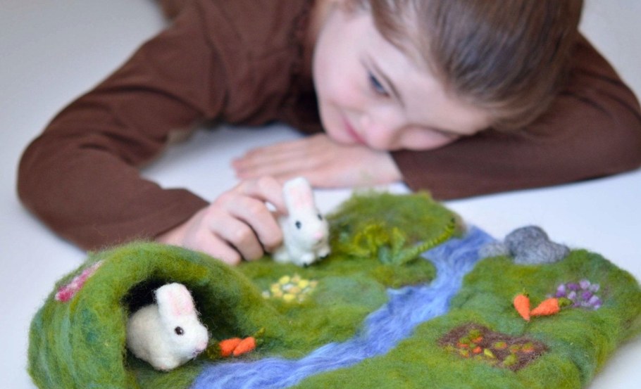 Сухое валяние для детей