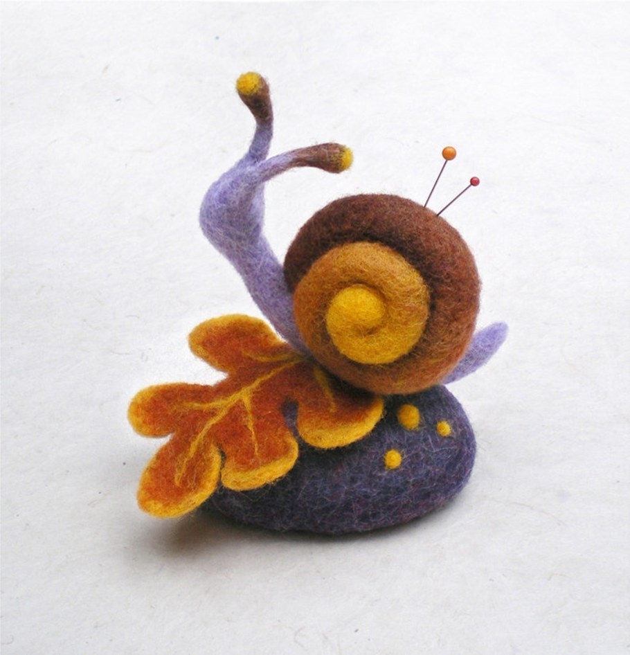 Игольница валяная из шерсти