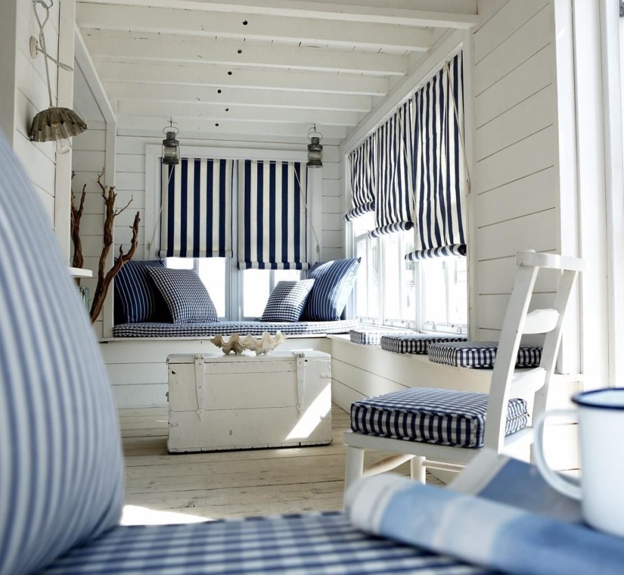 Вагонка в морском стиле