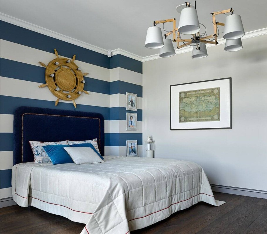 Спальня в морском стиле