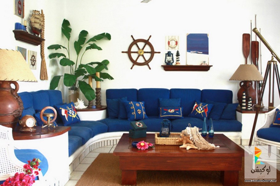 Морские мотивы в интерьере