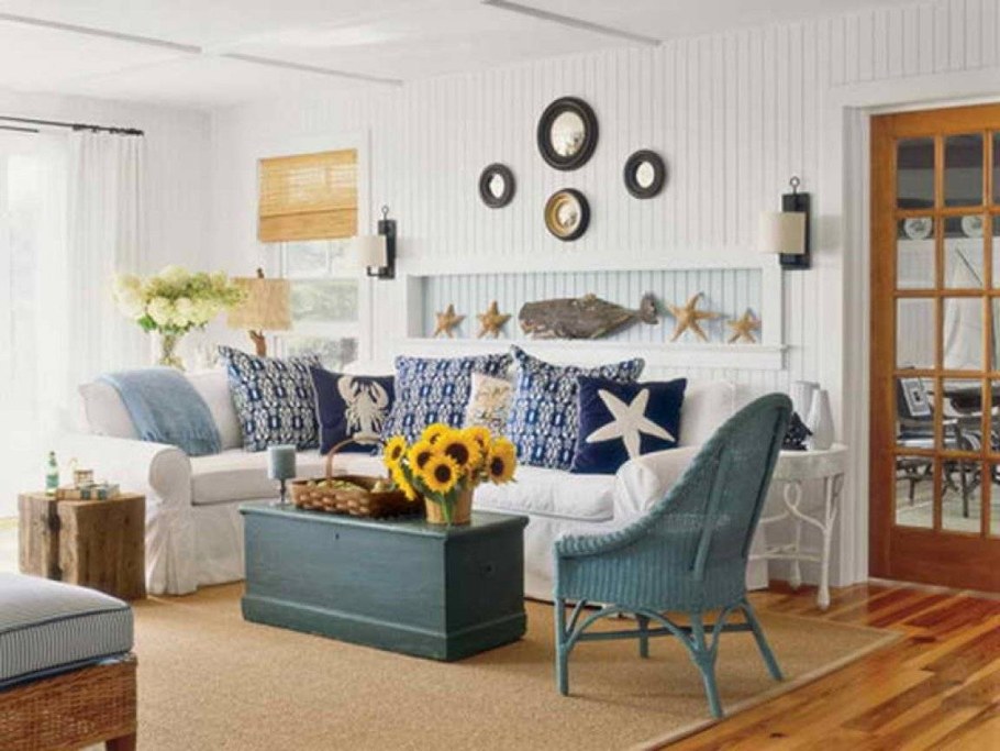 Морская тематика в интерьере