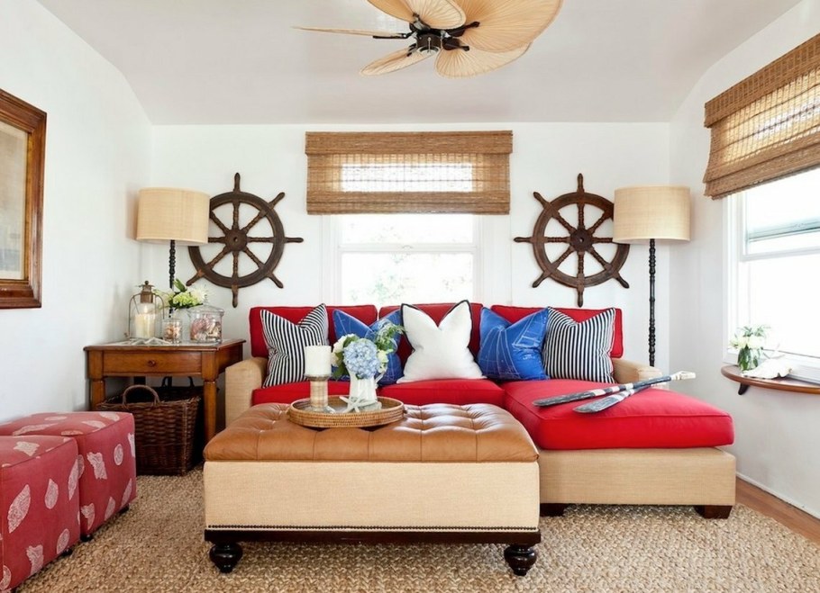 Морская тематика в интерьере