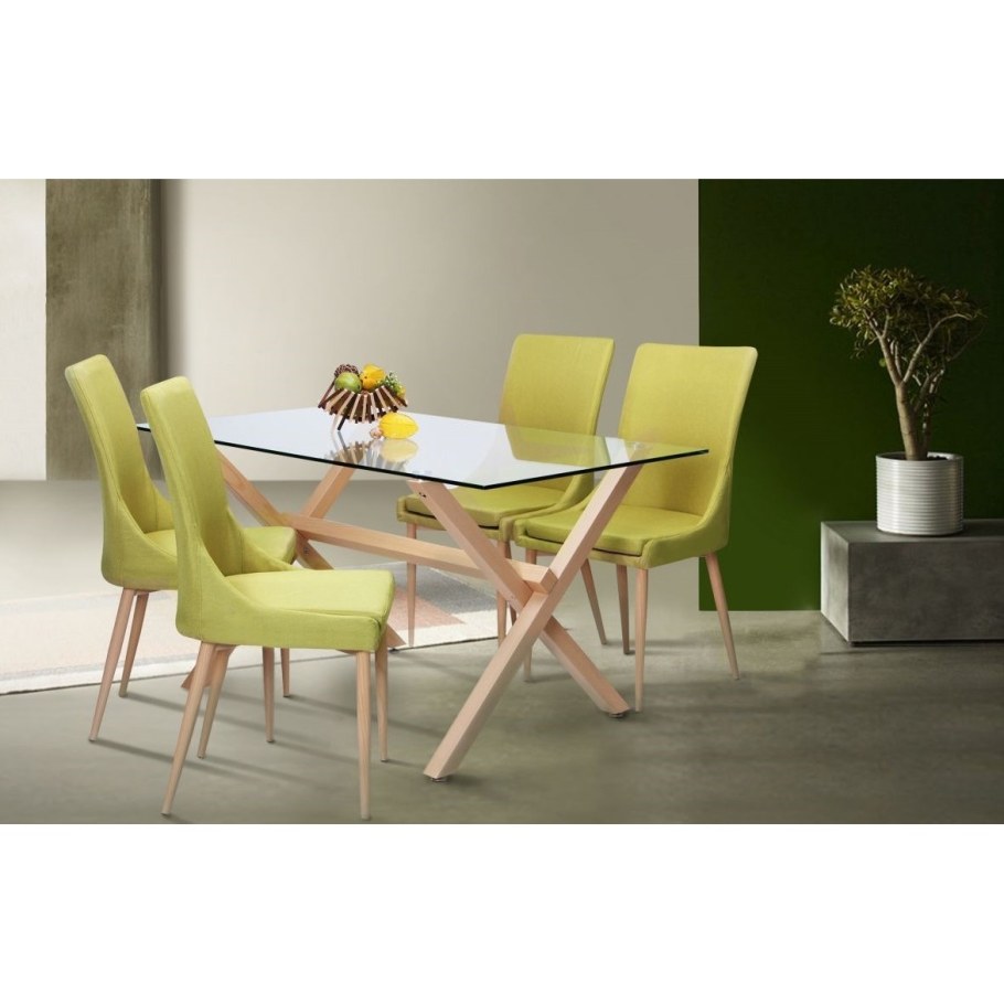 Стол кухонный оливкового цвета