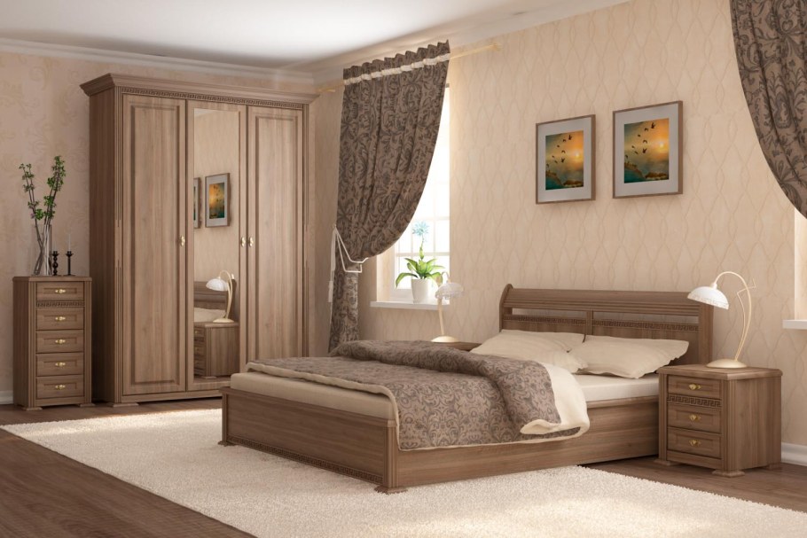 Спальня модульная Афина