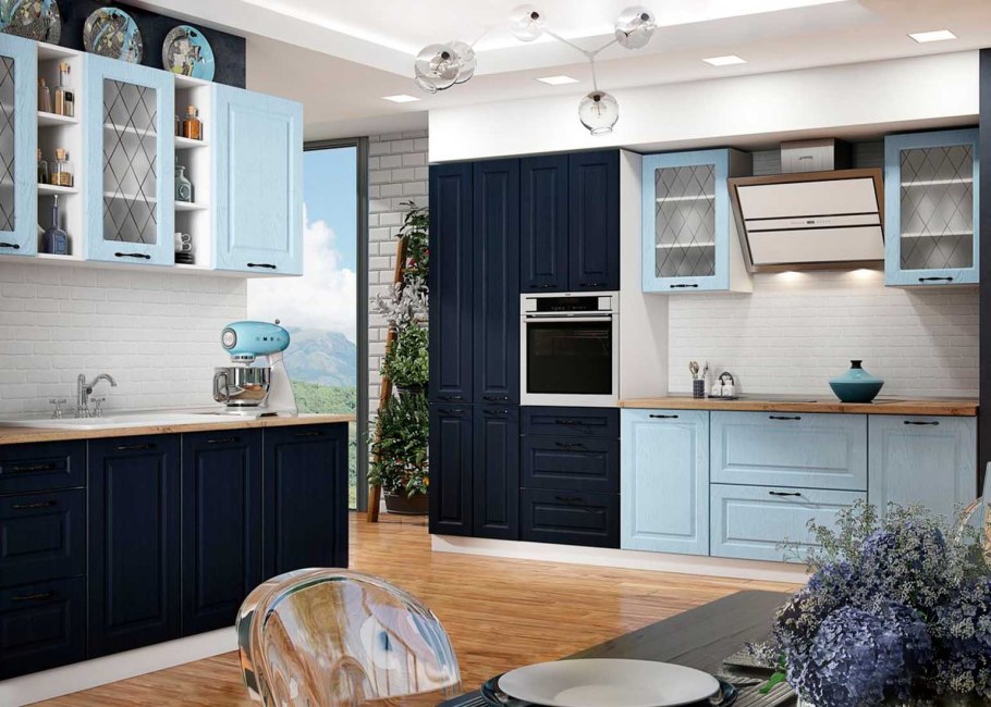 Кухня грейвуд Шато индиго