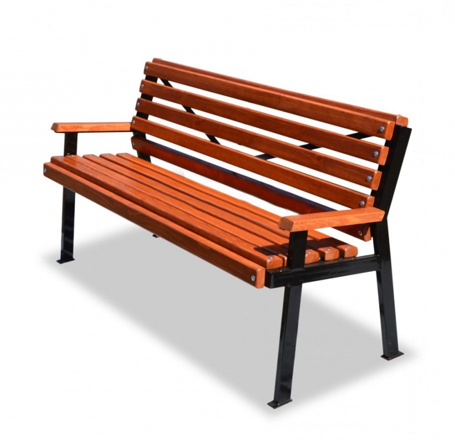 Скамейка со спинкой Модерн 1,5 м