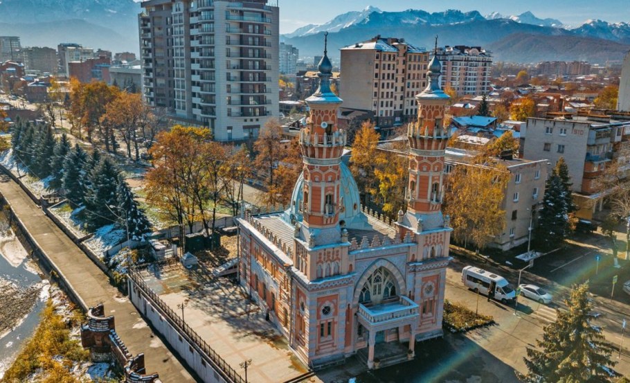 Владикавказ с высоты птичьего полета