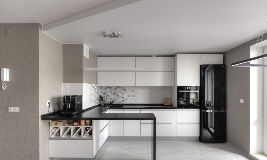 Кухня гостиная икеа 13м