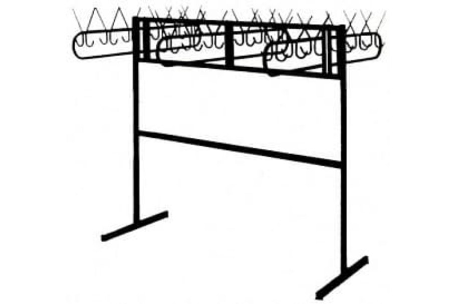 Вешалка гардеробная настенная м163-02