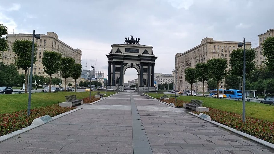 Триумфальная арка в Москве на Кутузовском 2020