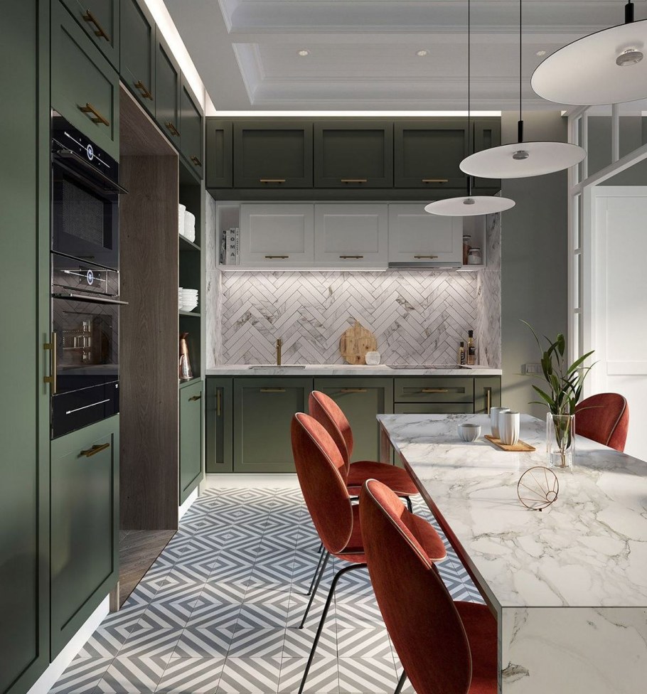 Интерьер кухни в квартире 2022