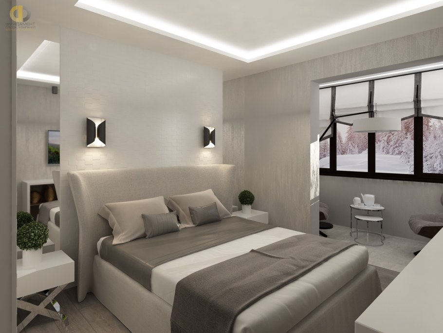 Спальня на балконе