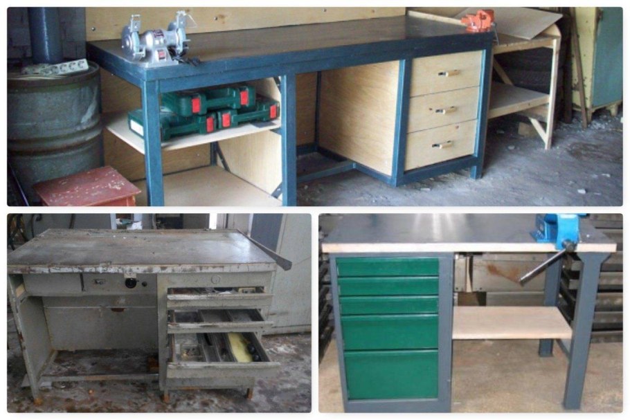 Верстак СССР С выдвижными ящиками на подшипниках