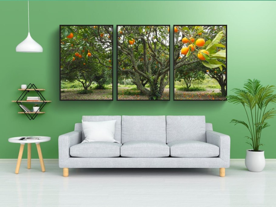 Золотой дуб интерьерная картина