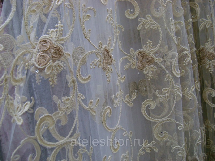 Турецкая тюль сетка 24420