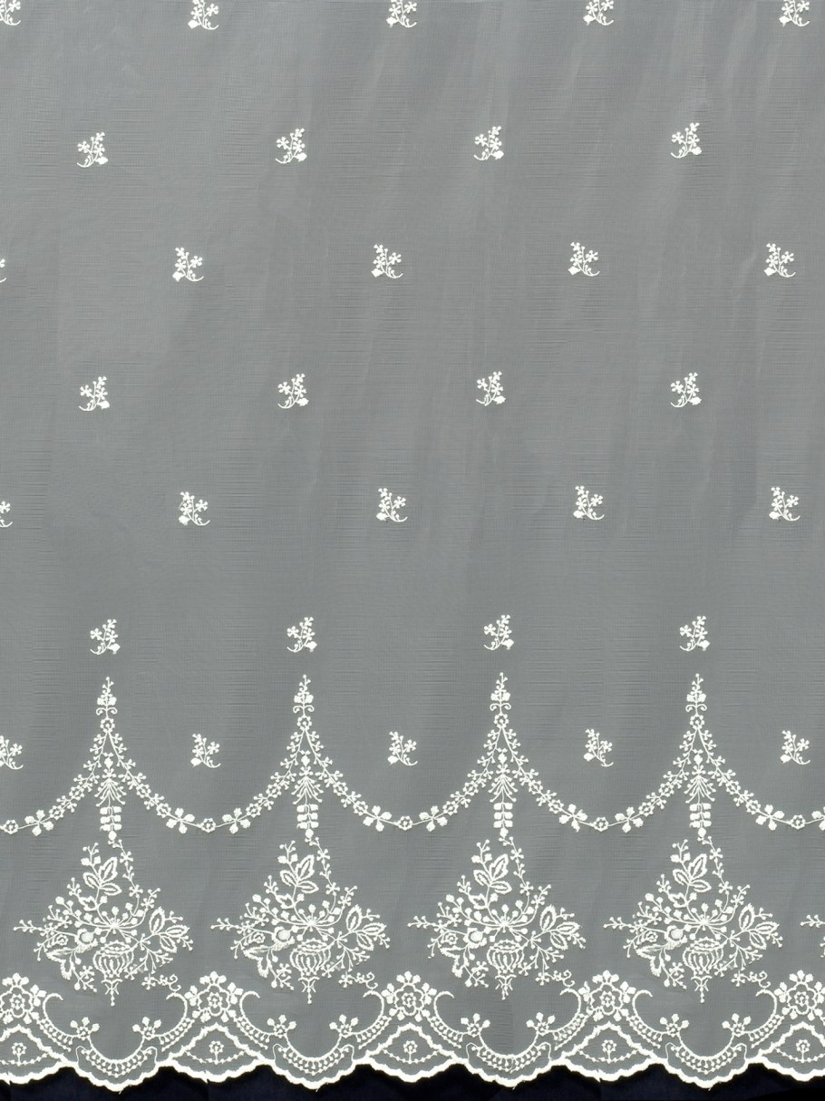 Микросетка с вышивкой высота 290 см