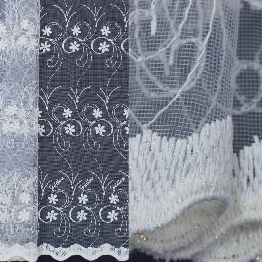 Вуаль жаккард терракот 99