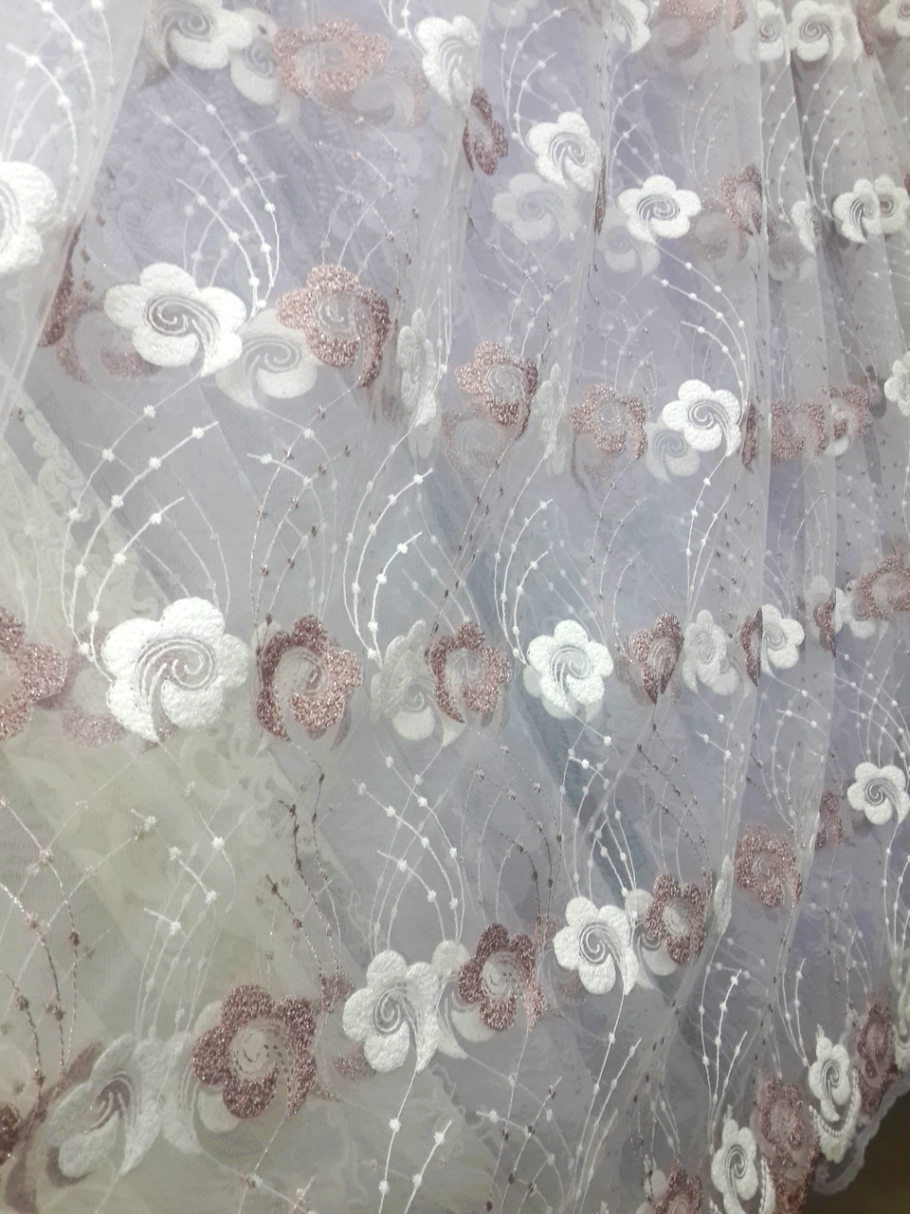 Тюль турецкая 68184 вуаль "французская"