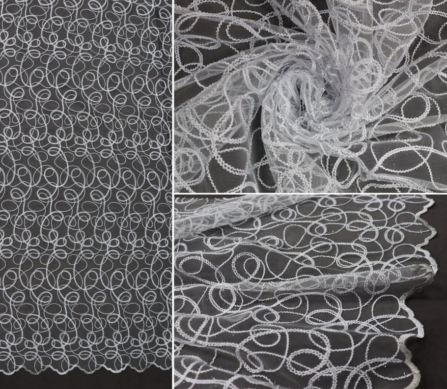 Тюль сетка 7202 Vaclav