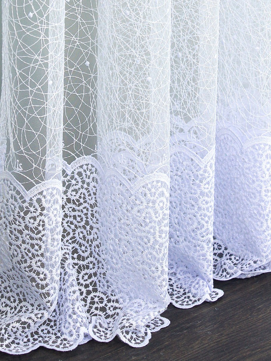 Тюль паутинка микросетка