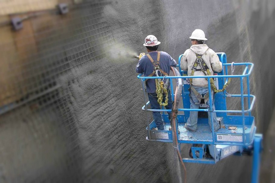 Торкрет-бетонная футеровка