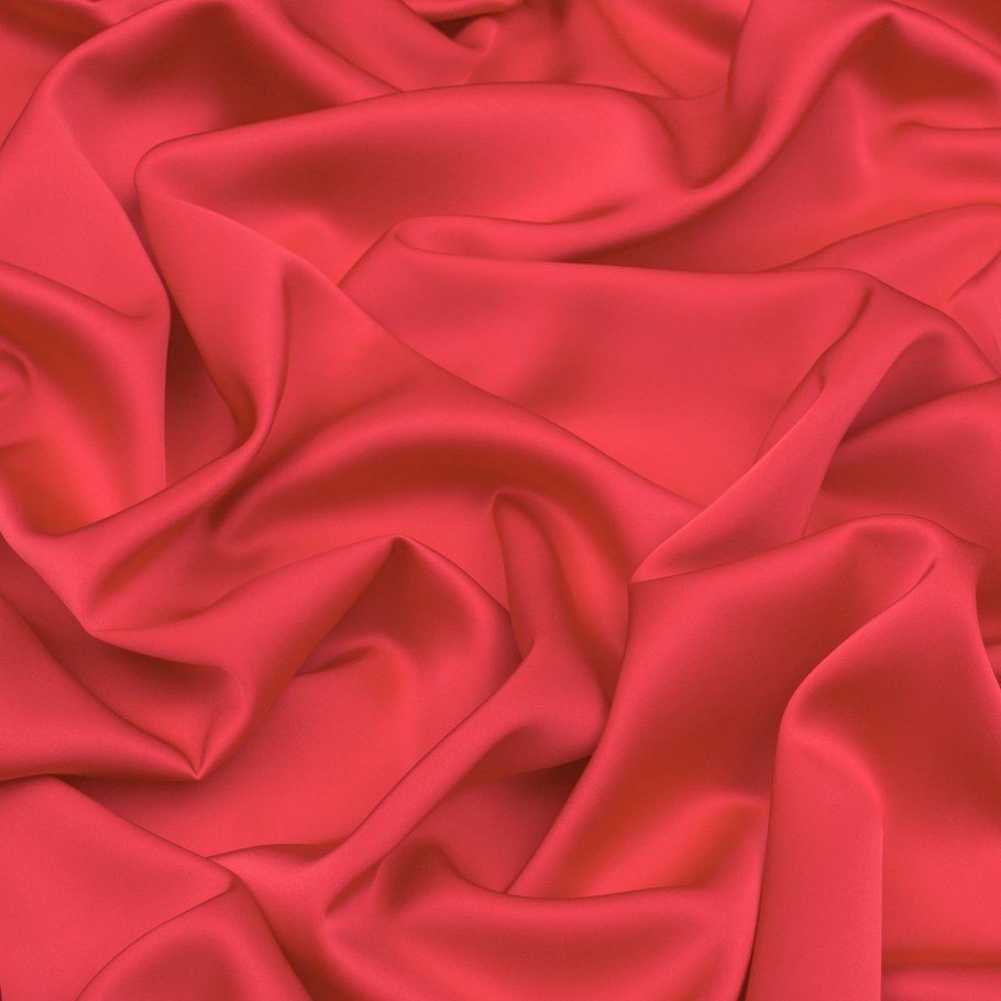 Фон атлас шелковый коралловый