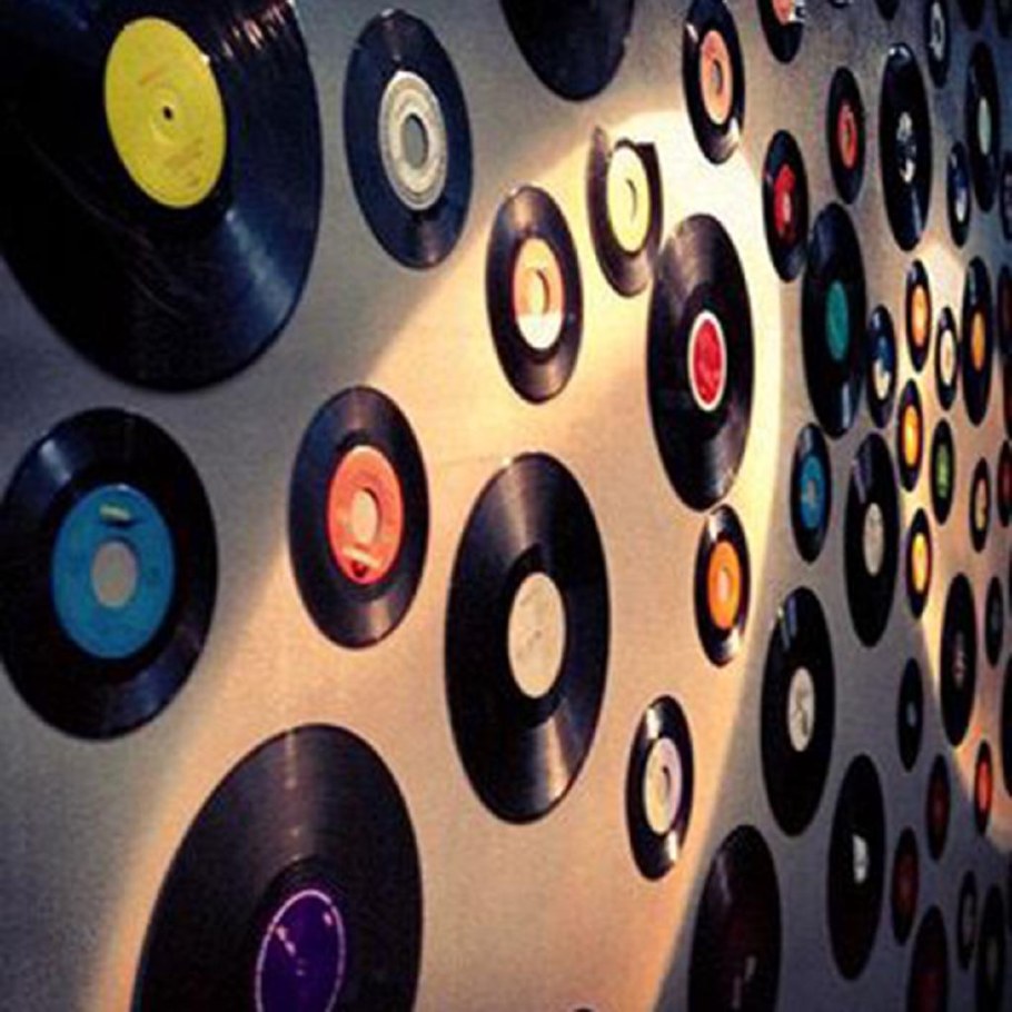 Виниловые пластинки в интерьере