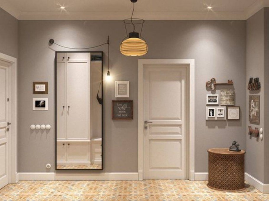 Зеркало в скандинавском стиле в прихожую