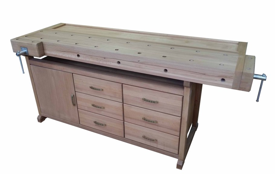 Верстак столяра - профессиональный с тумбой Престиж