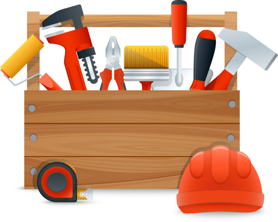 Ящик с инструментами вектор