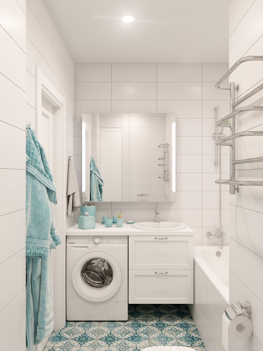 Ванная со стиральной машиной