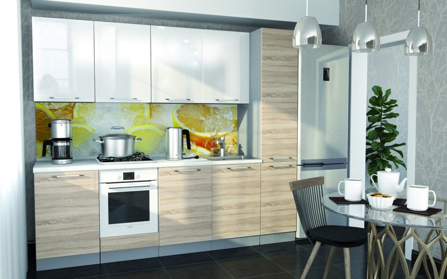 Прихожая Гарун молочный дуб