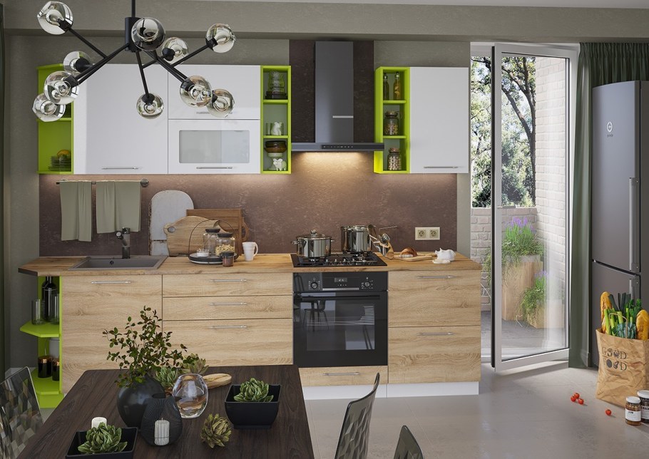 Кухня Легенда 33 дуб сонома 1,6