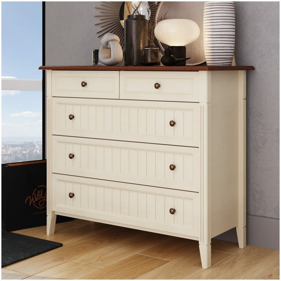 Комод Маргарет лазурит дуб Королевский