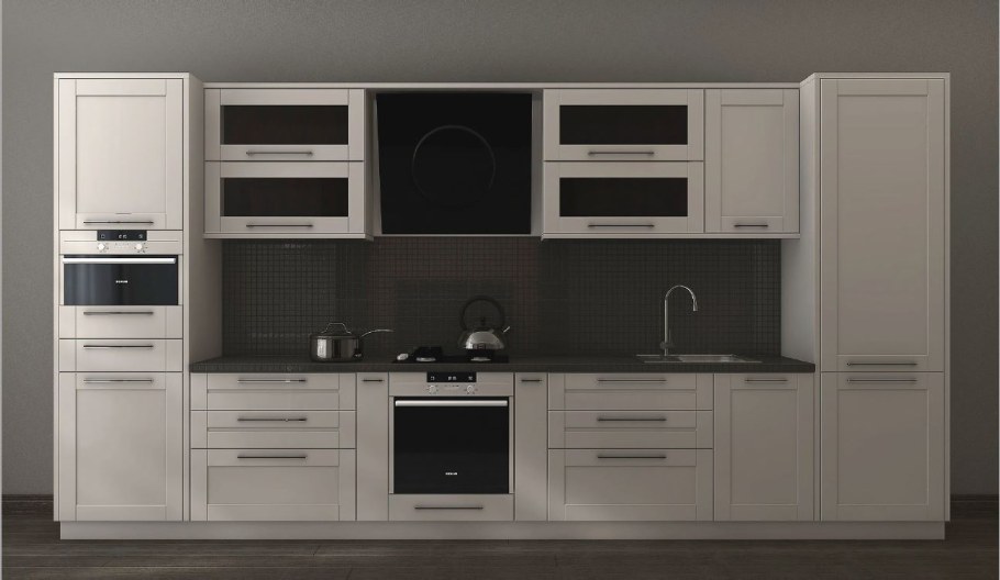 Кухня Квадро классика белая