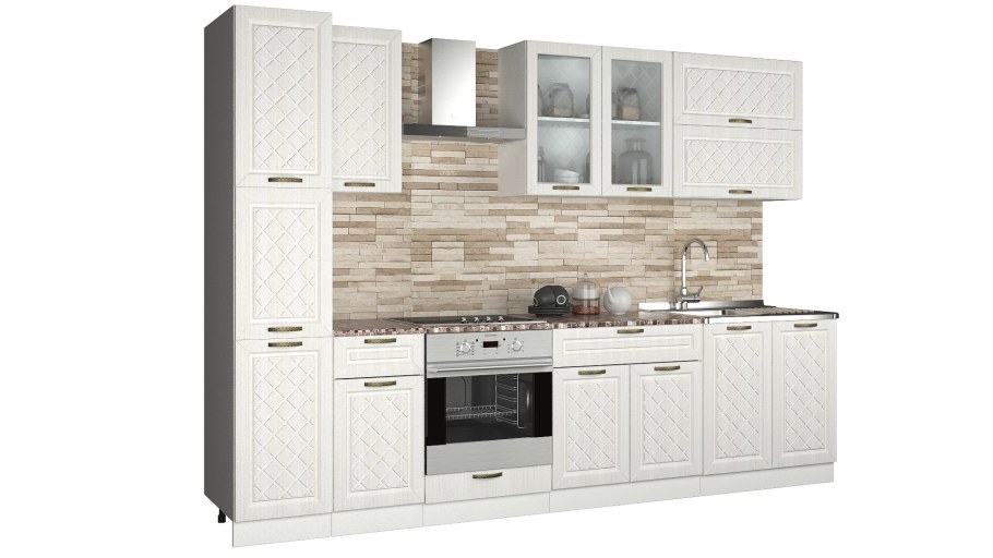 Кухня Агава лиственница светлая