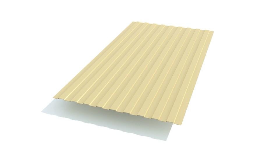 Профнастил с-8*1150 (ПЭ-01-1015 сл.кость.-0,4мм) 2м