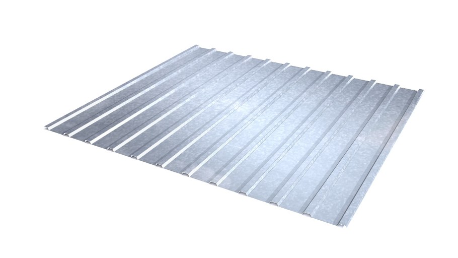 Профнастил с8а 0,45 pe RAL 1018 цинково-желтый