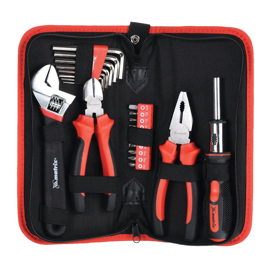 Набор инструментов , слесарно-монтажный , 22 пр. Matrix
